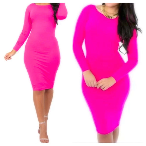 Long sleeve bodycon