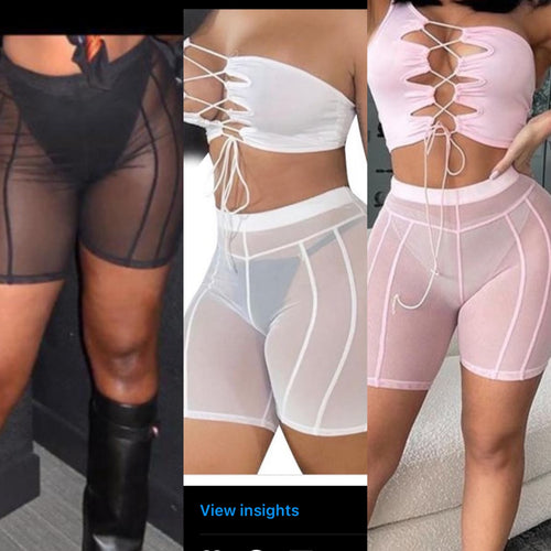 Mesh shorts