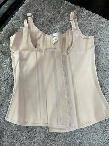 Nude latex waist vest