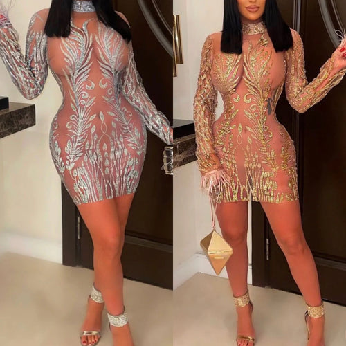 GLAMMED UP MINI DRESS