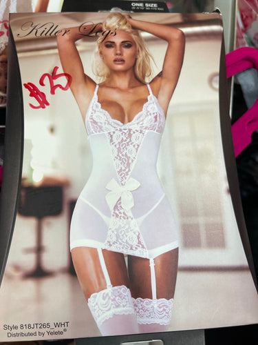 Killer legs white dress
