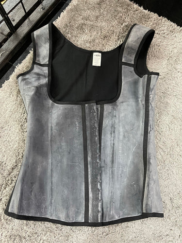 Black Latex waist vest