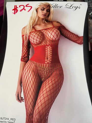 Killer legs red Jumpsuit