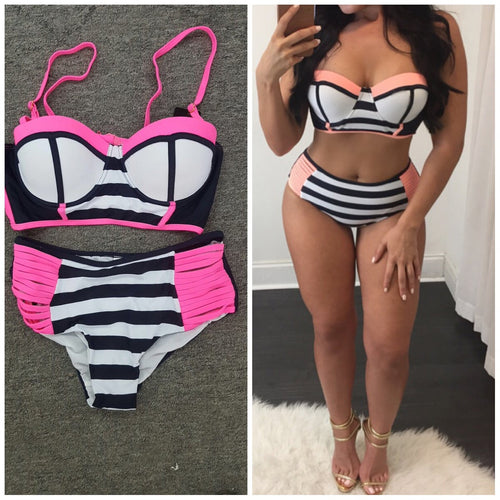 Allison Color Block Bikini