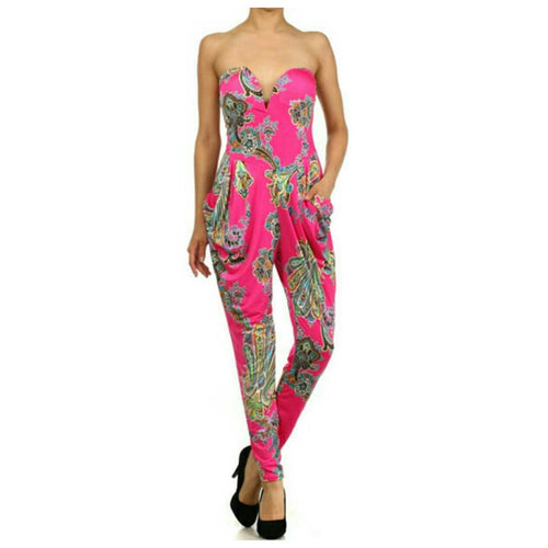 Pink jumpsuits